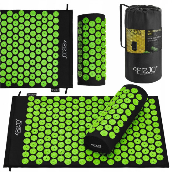 Купить Мат для иглоукалывания  4FIZJO Classic Mat 4FJ0043 Black/Green в Киеве - фото №1